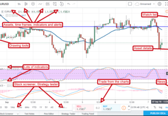Utilizare TradingView pentru Începători | Descriere TradingView | Cum să utilizăm interfața TradingView?