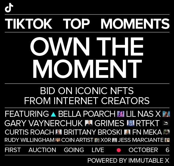 BREAKING: TikTok lansează propria colecție NFT pe blockchain-ul Ethereum BRÉKING Saját NFT kollekciót indít a TikTok az Ethereum blokkláncon