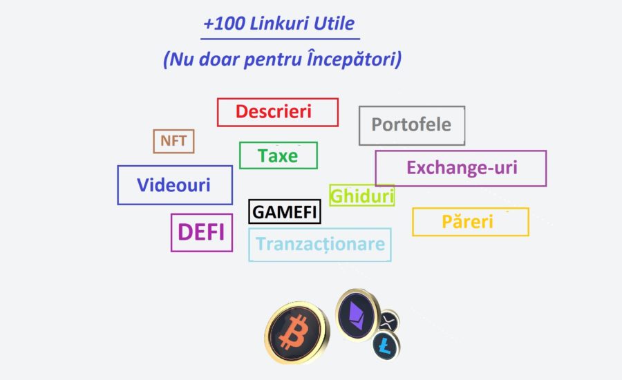 Bitcoin și Criptovalute pentru Începători [2022] | 100+ Linkuri Utile | Introducere în Lumea Criptovalutelor | Ghid (nu doar) pentru Începători