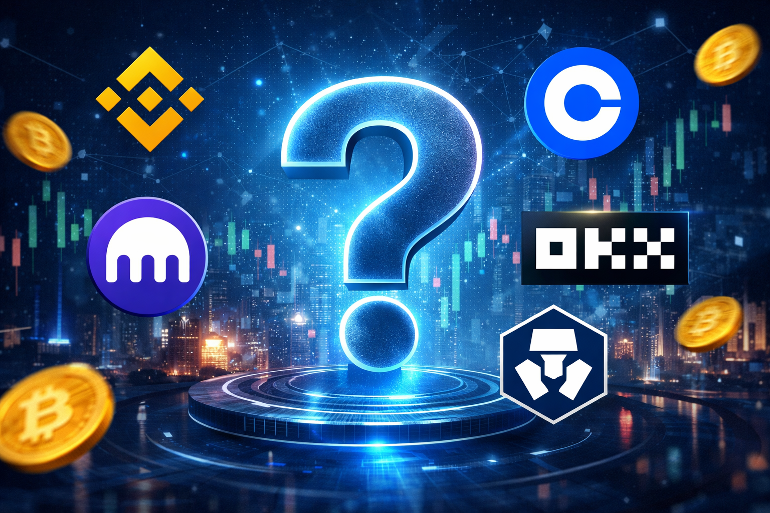 Legjobb kriptotőzsde 2026 összehasonlítás – Binance, Coinbase, Kraken, OKX és Crypto.com