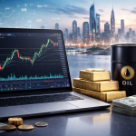 kereskedési és befektetési platformok – arany, olaj, részvény és online trading grafikon