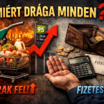 Miért drága minden – emelkedő árak és csökkenő fizetések illusztrációja