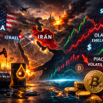 Irán elleni támadás hatása a világpiacokra – olajár emelkedés, tőzsdei esés és kriptovaluta volatilitás 2026-ban